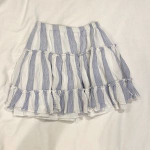 oh polly ruffle flowy skirt